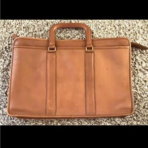Vintage Coach Leather Briefcase / Portfolio – Made in USA